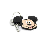 Material: Rubber. Length: 6cm. Width: 4.5cm. Characters: Mickey Mouse. Split Ring. 100% Officially Licensed. Packaging: Backing Card.