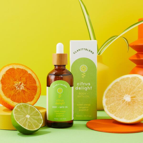 Clarity Blend Citrus Delight Body & Bath Oil 100ml