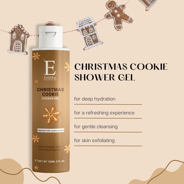 Erth Skin London Christmas Cookie Shower Gel 150ml