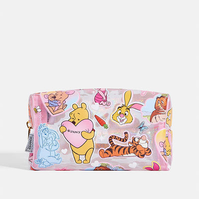 Superdrug Skinnydip London Winnie the Pooh Cute Sticker Makeup Bag 100% TPU- Buy online at McGrocer