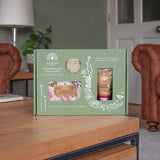 Hand and Body Care Trio Gift Set with Soap, Hand Cream, and Exfoliating Wash Pouch