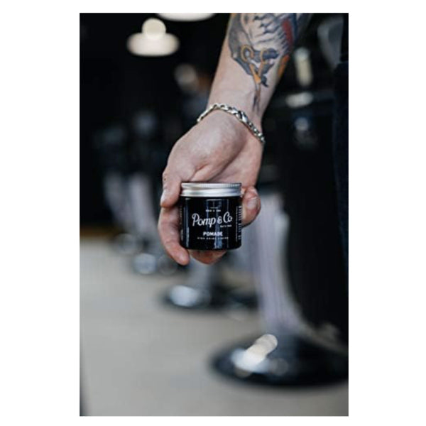 Pomp & Co High Shine Pomade, Medium Strong Mens Pomade 60ml