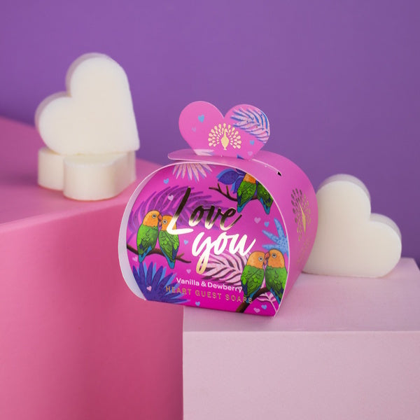 The English Soap Company Mini Guest Soap 3x20g- Love You