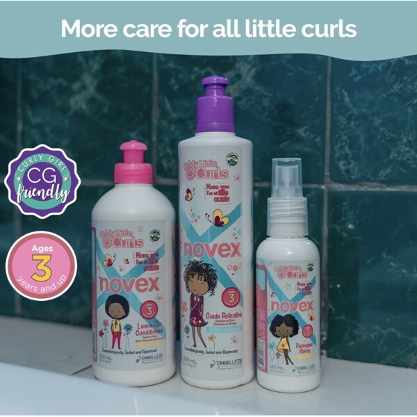 Novex Curls Leave-In Conditioner for Kids 3+, 300ml