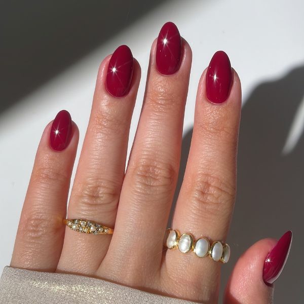 London Grace Scarlett Nail Polish Raspberry Red 12ml