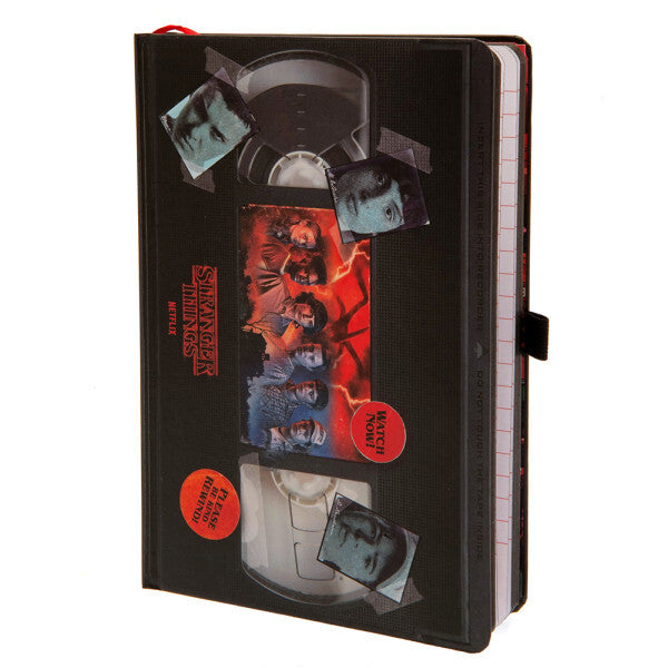 Stranger Things VHS A5 Notebook
