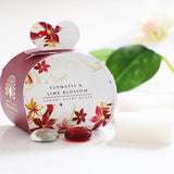 The English Soap Company Guest Soap 3x20g- Clematis & Lime Blossom