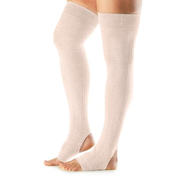 Toesox Womens Open Heel Leg Warmers