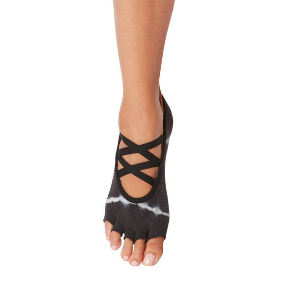 Women's Half Toe Socks with Grip Dots for Yoga and Pilates, Size M