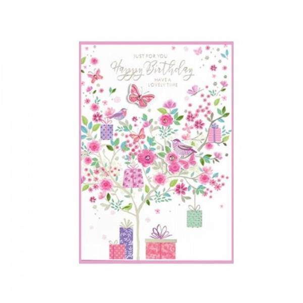 Simon Elvin Just For You Happy Birthday Card (Pack of 6)