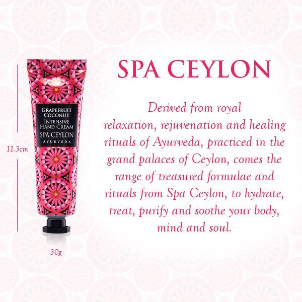 SPA CEYLON Grapefruit Coconut - Intensive Hand Cream-30g
