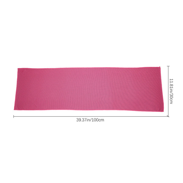 Livingandhome Quick Dry Towel - Rose Red