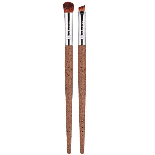 Dr Botanicals Coffee Ground Set Of 2 Eye Brushes