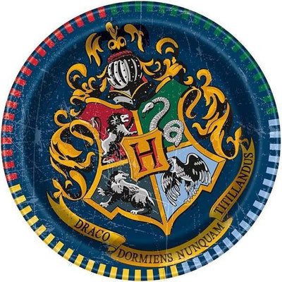 Superdrug Harry Potter Hogwarts Crest Party Plates (Pack of 8)- Buy online at McGrocer