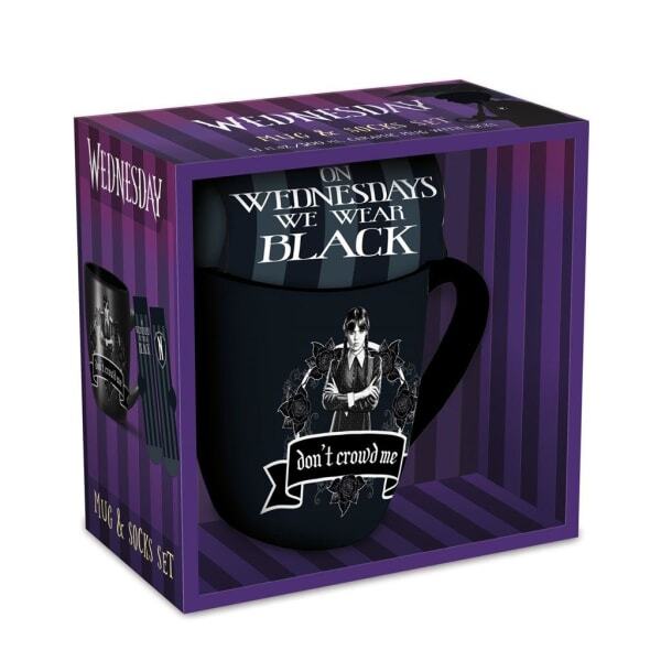 Wednesday Wear Black Mug and Sock Set
