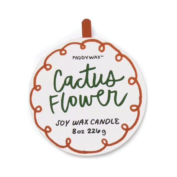 Paddywax Ceramic Soy Candle Cactus Flower