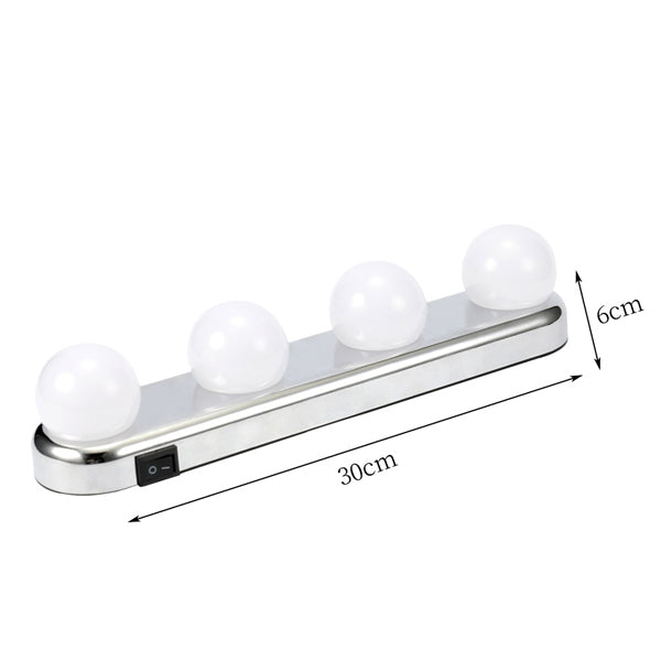 Livingandhome LED Vanity Lights for Mirror Battery Operated