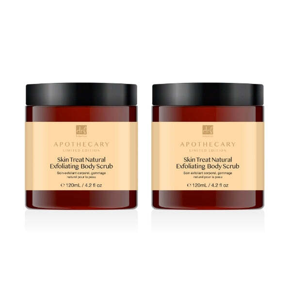 Dr Botanicals Skin Treat Exfoliating Body Scrub 120ml x 2