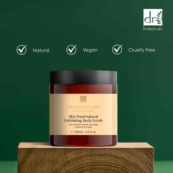 Dr Botanicals Skin Treat Exfoliating Body Scrub 120ml x 2