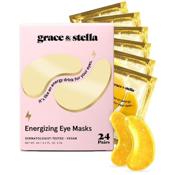Grace & Stella - Under Eye Mask - Vegan - Gold - 24 Pairs