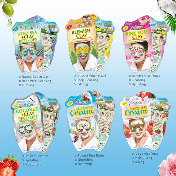 7th Heaven Hydrating Pamper Hamper Gift Set