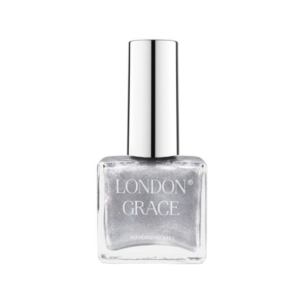 Metallic Silver Shimmer Nail Polish 12ml