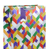 Eurowrap Generic Geometric Gift Bag (Pack of 6) (L)