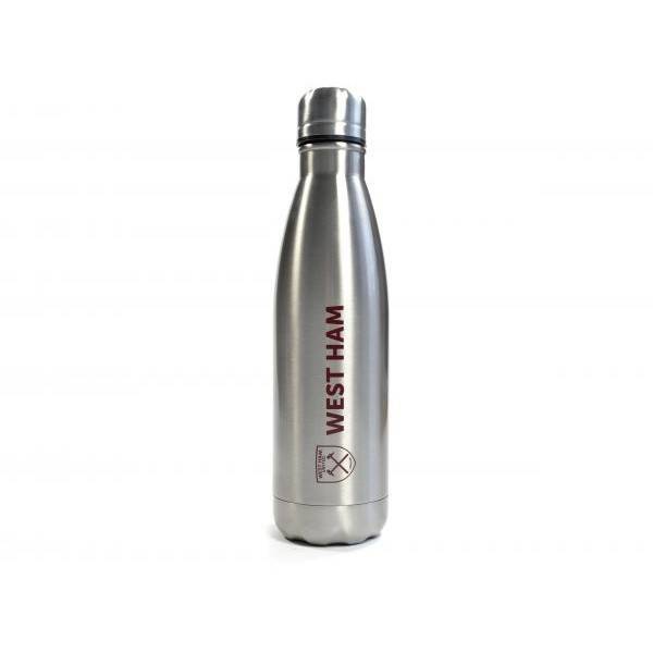 Stainless Steel Double Wall Vacuum Insulated Drink Bottle with Team Crest Decoration