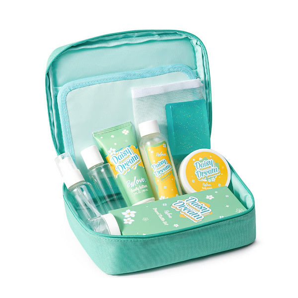 9-Piece Spa Toiletry Kit with Travel Bottles and Skincare Essentials