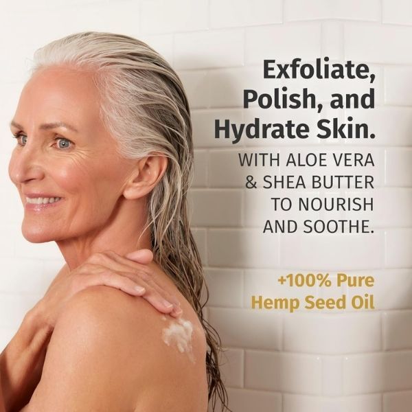 Hempz Age Defying Vanilla & Musk Herbal Body Scrub 176g