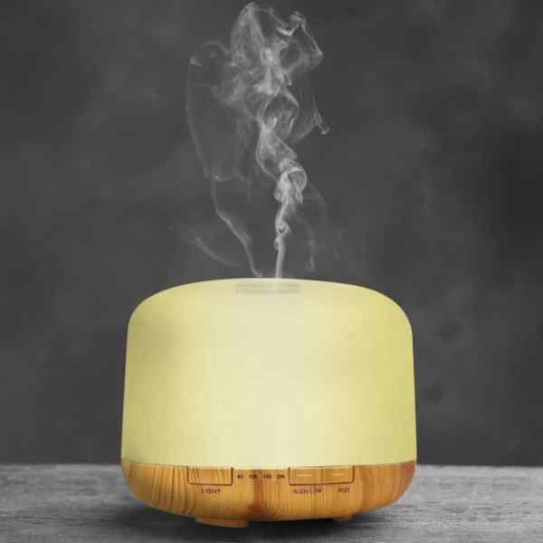 Premium 5-in-1 Aromatherapy Diffuser Kit with Essential Oils and LED Lights