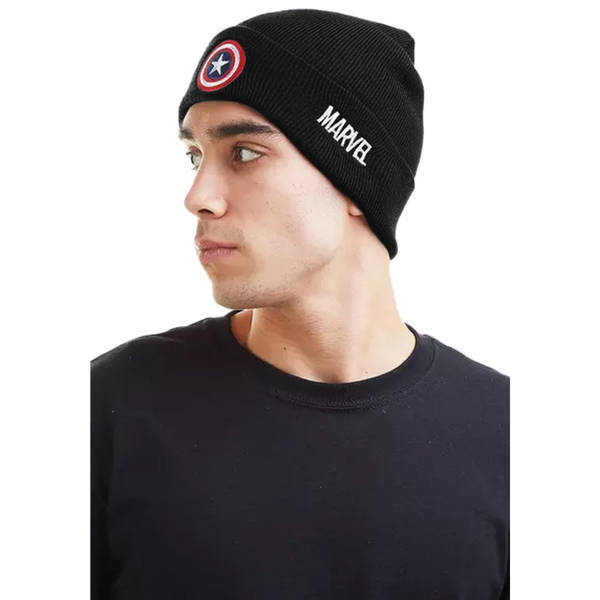 Marvel Captain America Mens Shield Beanie