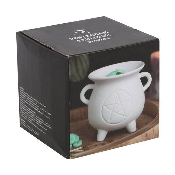 Something Different Pentagram Cauldron Oil Burner
