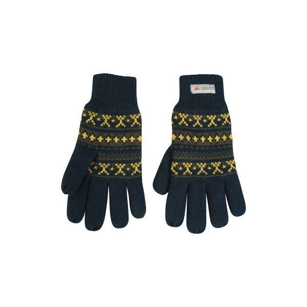 Mountain Warehouse Mens Thinsulate Fair Isle Gloves