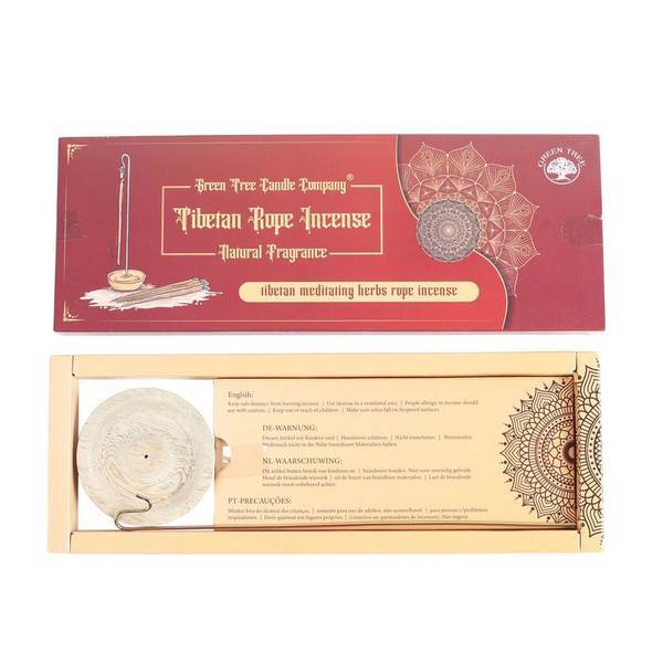 Something Different Herbs Tibetan Rope Incense With Holder