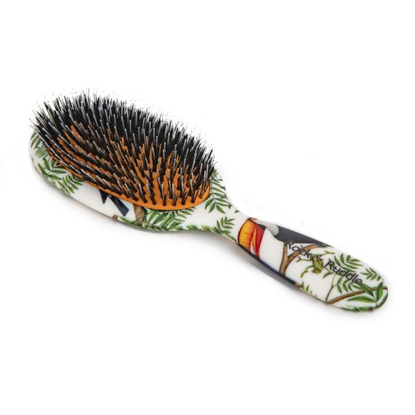 Rock & Ruddle Toucans Small Baby Bristle Hairbrush