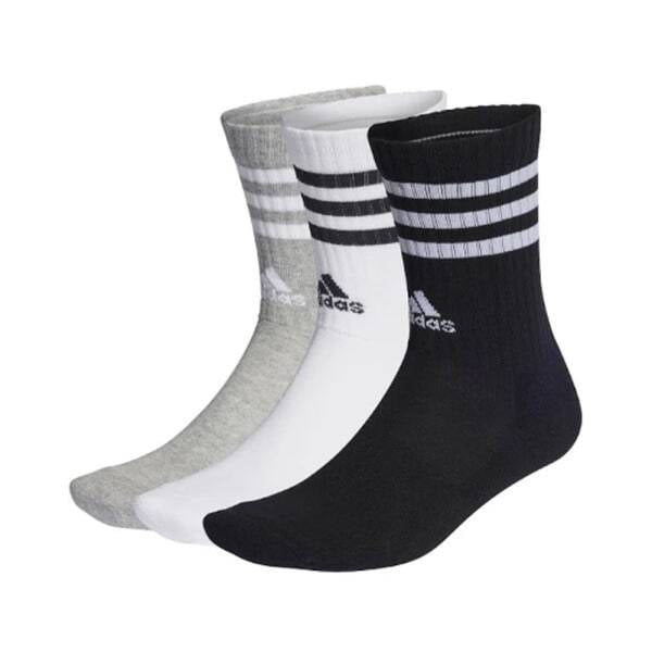 Adidas Adult Crew Socks (Pack of 3) (7-8.5)