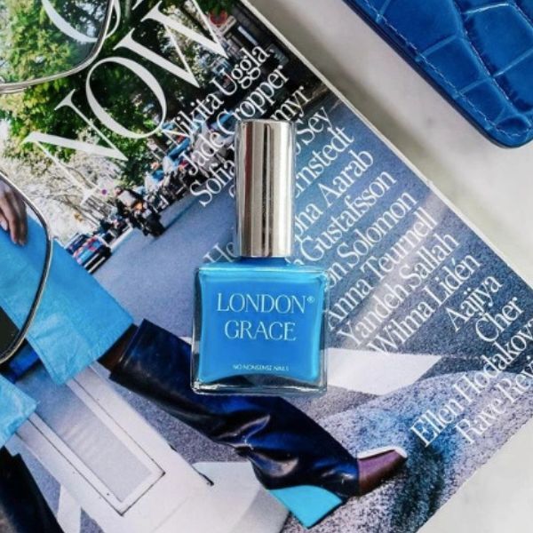 London Grace Verity Nail Polish Azure Blue 12ml