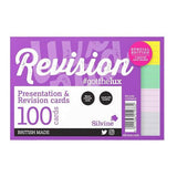 Silvine Luxpad Revision & Presentation Cards (Pack of 100)