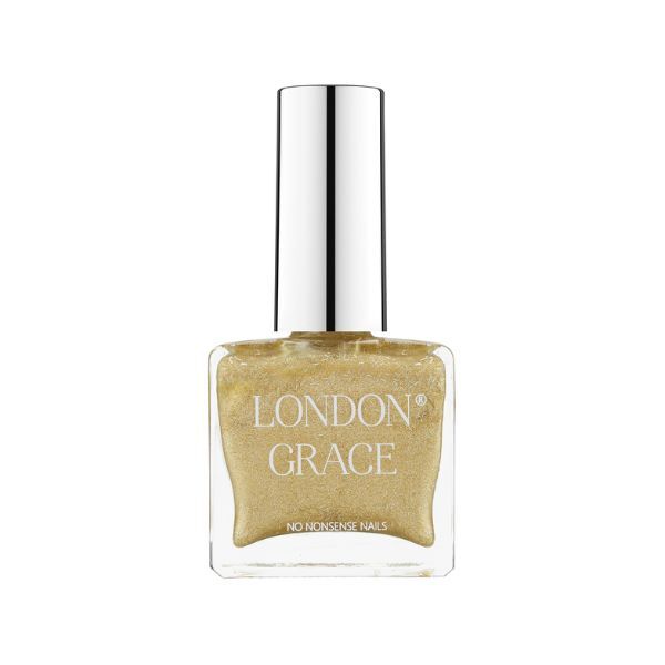 London Grace Rihanna Nail Polish Sparkly Gold 12ml