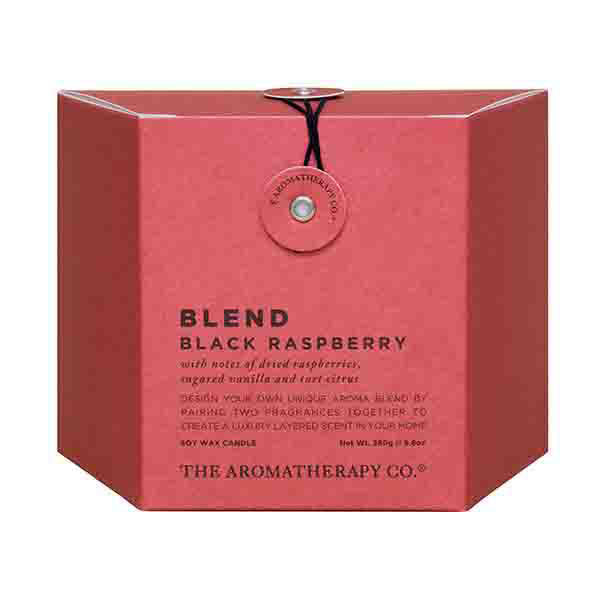 The Aromatherapy Co Blend 280gm Candle - Black Raspberry