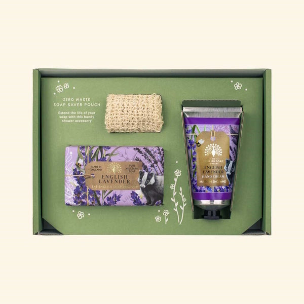 The English Soap Company Trio Hand & Body Gift Set English Lavender