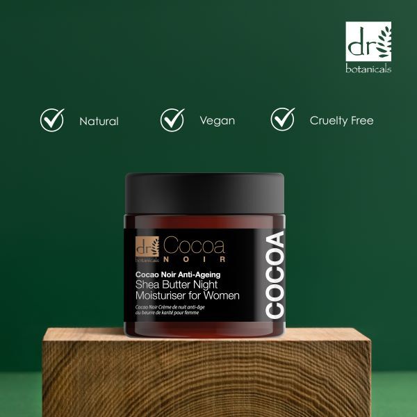 Dr Botanicals Cocoa Noir Shea Butter Night Moisturizer