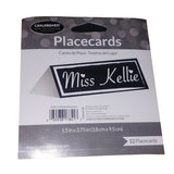 Paper Chalk Board Place Cards (Pack of 12)