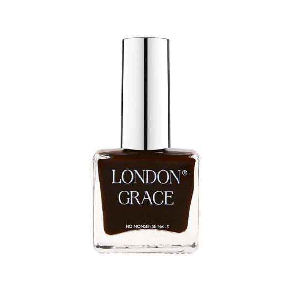 London Grace Teddy Nail Polish Dark Brown 12ml