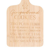 Something Different Gingerbread Cookie Bamboo Chopping Board