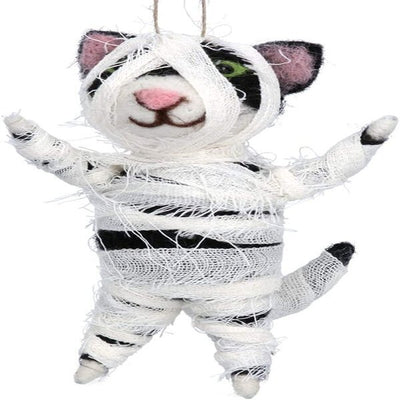 Superdrug Gisela Graham Mummy Cat Hanging Halloween Decoration- Buy online at McGrocer