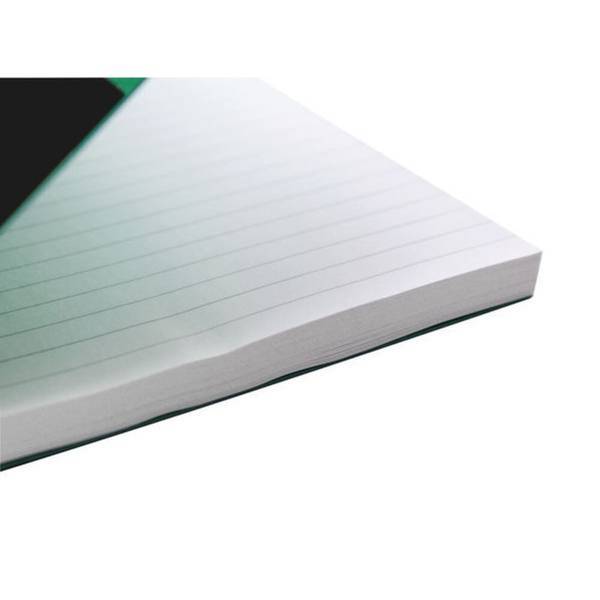 Material: Paper. Length: 212mm. Width: 148mm. 200 Pages, Feint Ruled, Hardback, Perforated, Twin Wire Binding. 80gsm.
