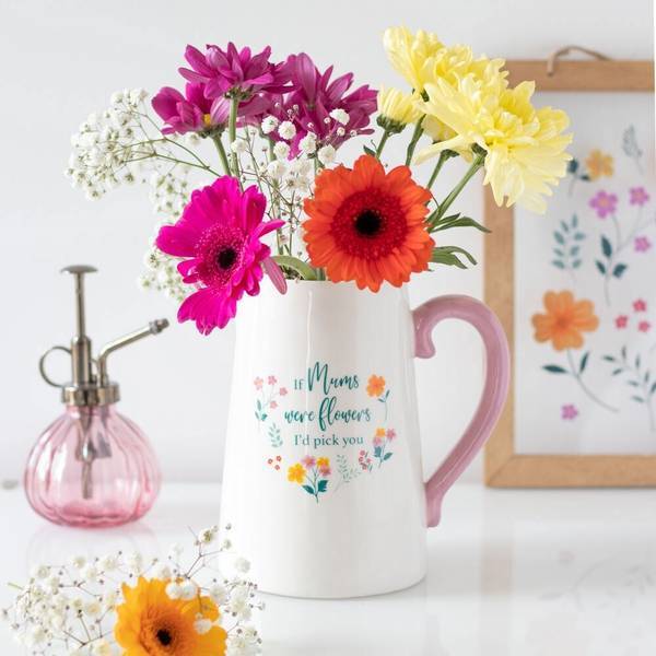 Something Different If Mums Were Flowers Ceramic Jug
