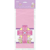 Unique Party Sacred Cross Cello Bags (Pack Of 20)